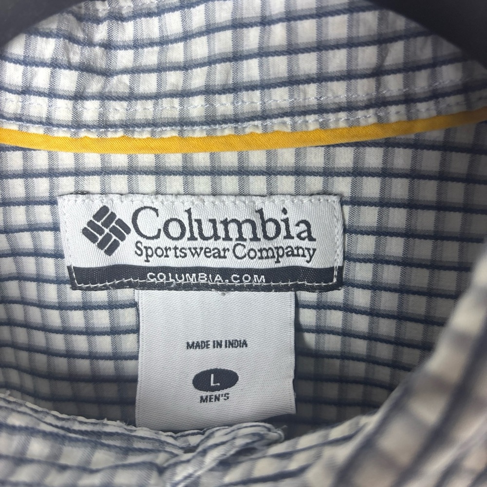 Columbia Men's Black and White Checkered‎ Shirt - Picture 2 of 10
